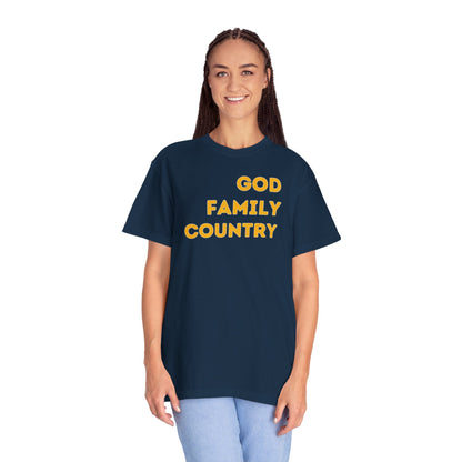 "God Family Country", Unisex T-shirt