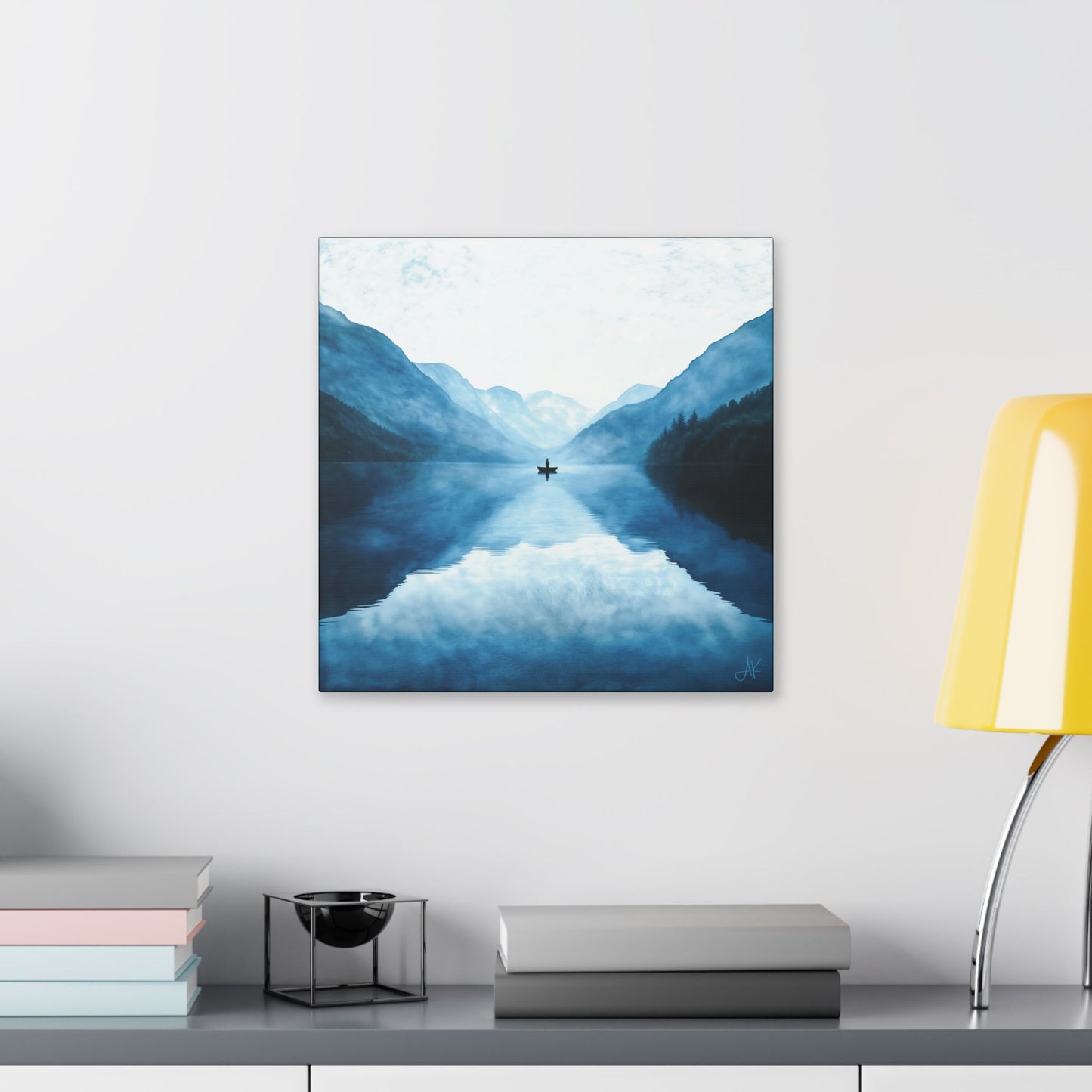 "Connected in Silence - Psalm 46:10", Stretched Classic Canvas Print