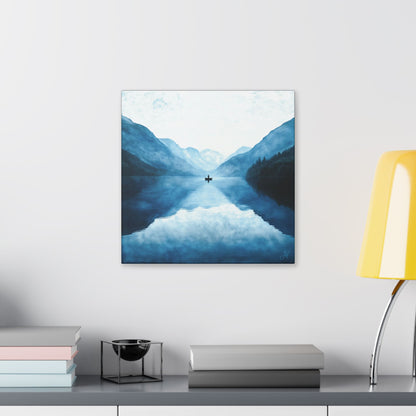 "Connected in Silence - Psalm 46:10", Stretched Classic Canvas Print