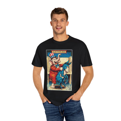 "MAGA Spanked the Donkeys 2024", Unisex T-shirt (Dark Colors)