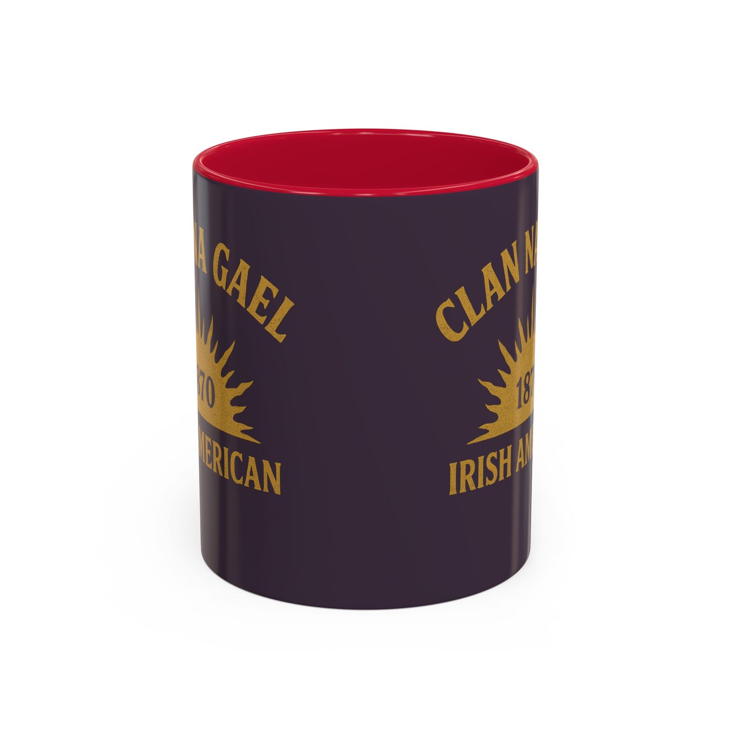 "Clan na Gael - Irish American", Colorful Mugs (11oz, 15oz) (Purple Verbena)