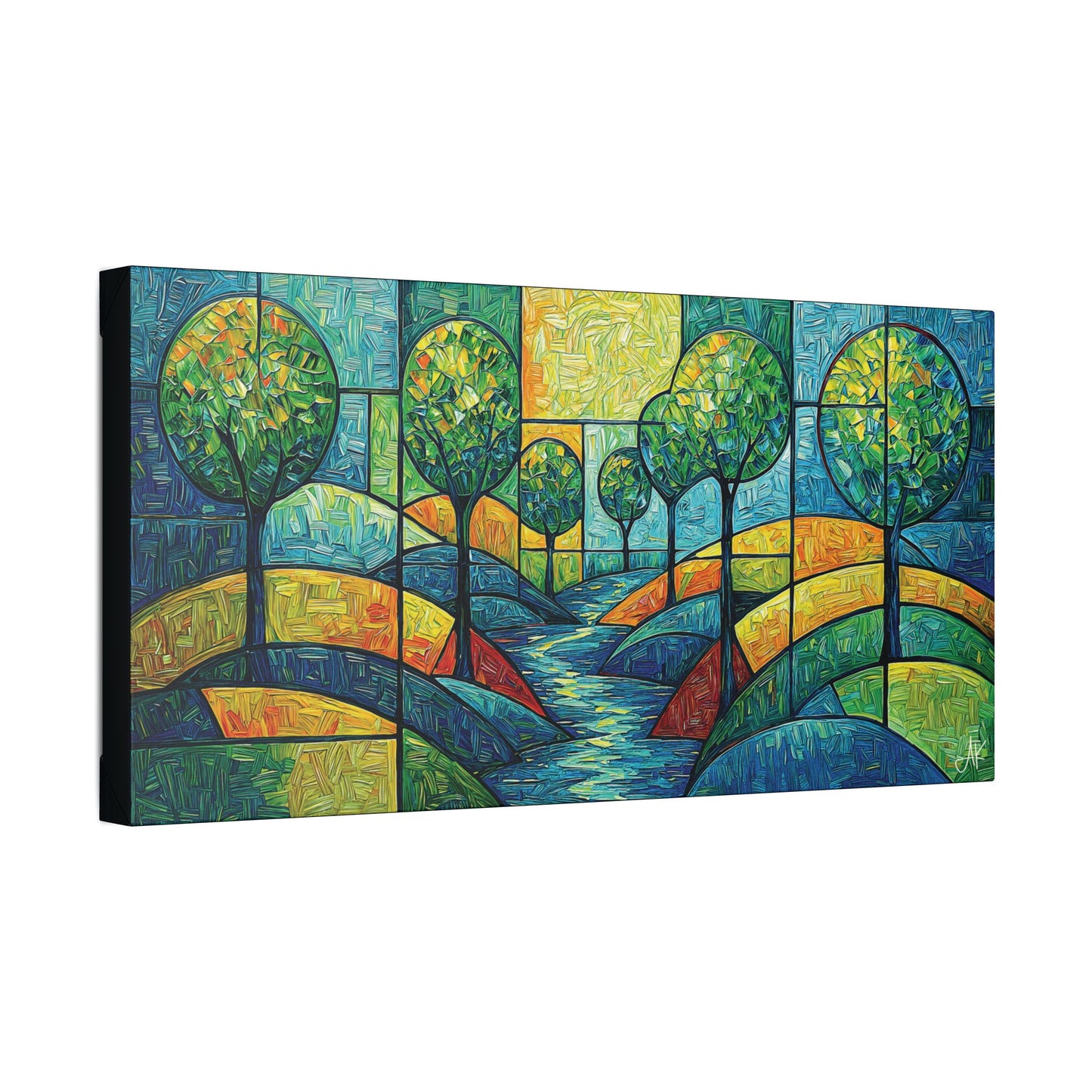 "River Add" #02, Stretched Classic Canvas Fine Art Print