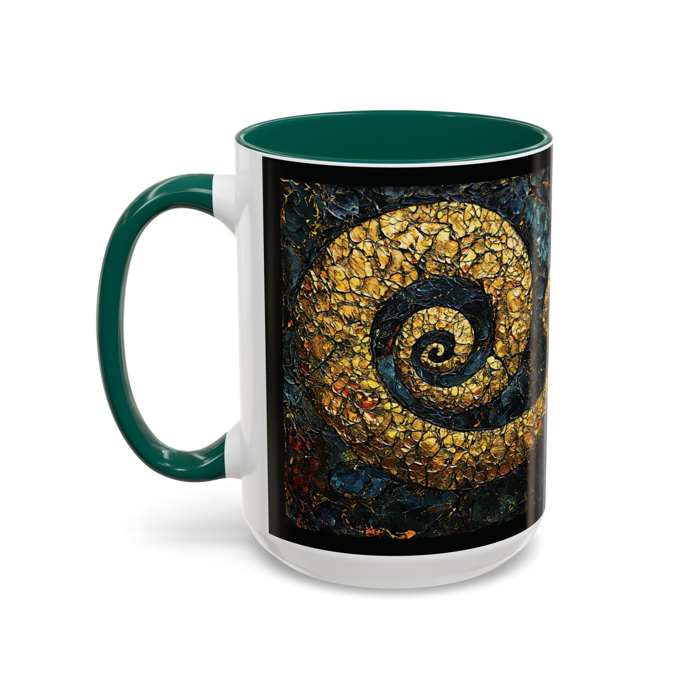 "From Stone to Savior's Light", Colorful Mugs (11oz, 15oz)