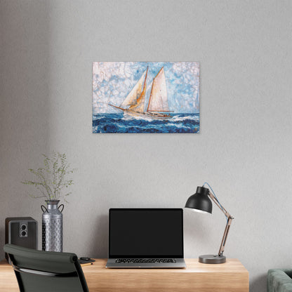 "Echoes of Ancestral Sea Lords", Stretched Classic Canvas Fine Art Print