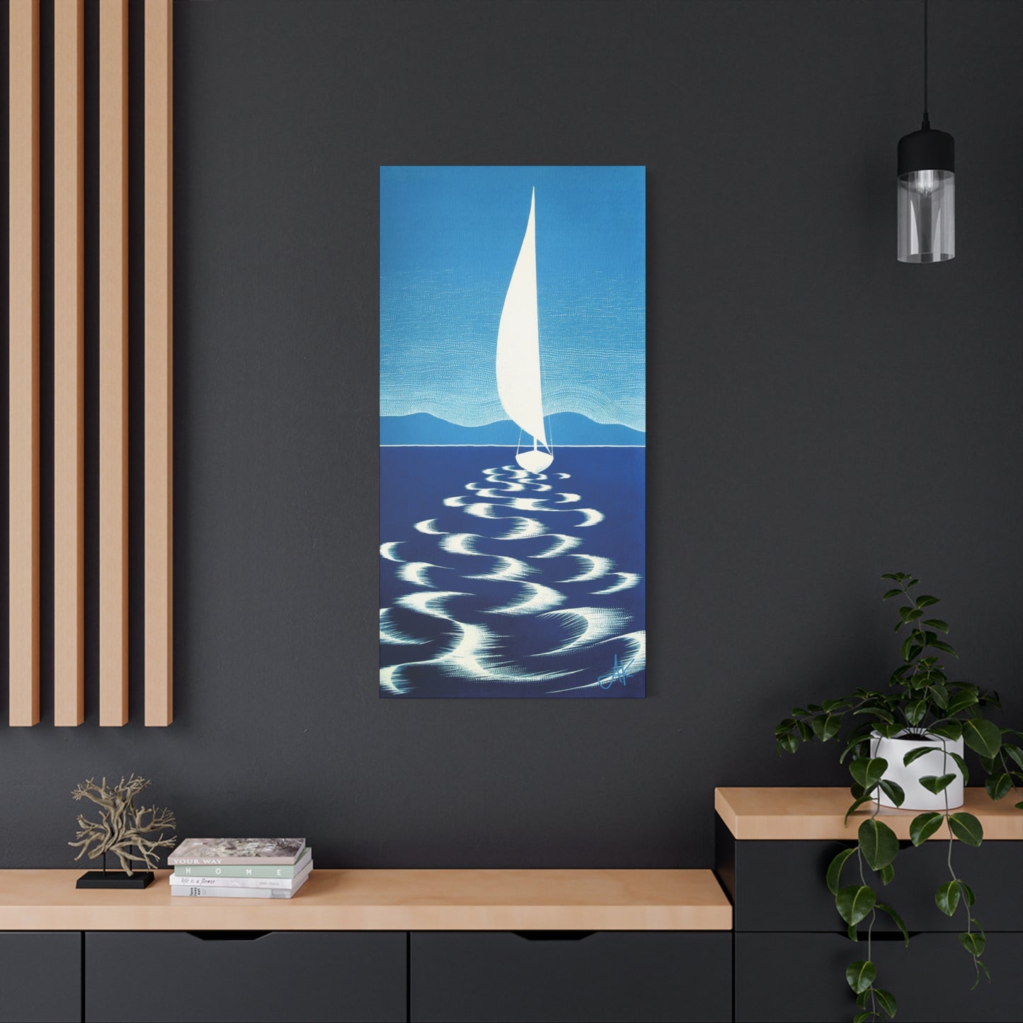 "Smooth Sailing", Fine Art Matte Canvas, Stretched, 1.25"