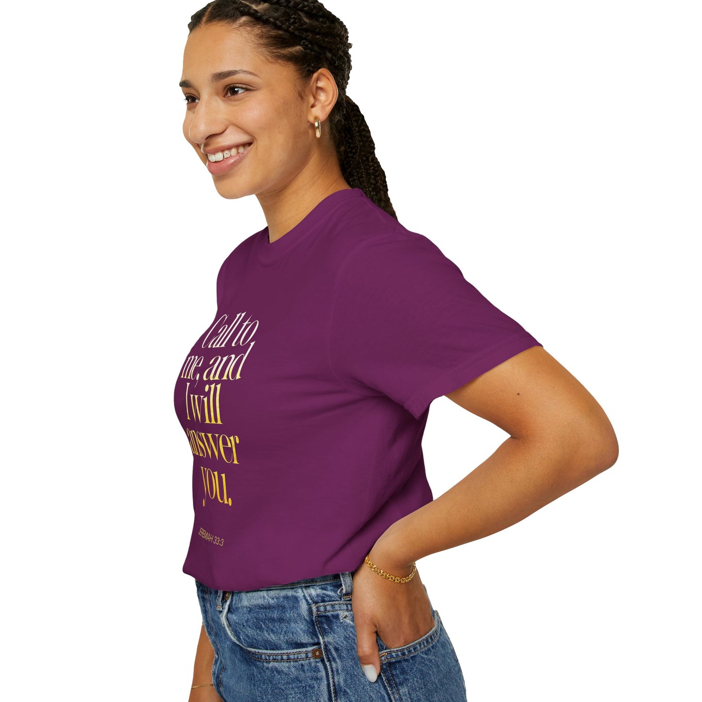 "Call to Me - Jeremiah 33:3" #02, Unisex T-shirt