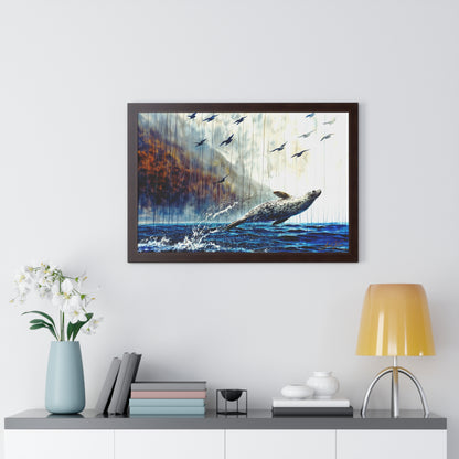 "Flying Free", Framed Paper Poster