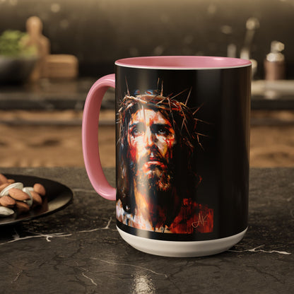 "Crown of Thorns", Colorful Mugs (11oz, 15oz)