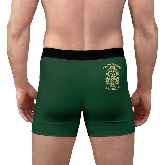 "Archie Kilmor Cross - Reforged" #01, Men's Boxer Briefs (Evergreen)