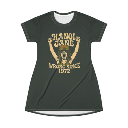 "Hanoi Jane", T-Shirt Dress (Hail Cloud Grey)