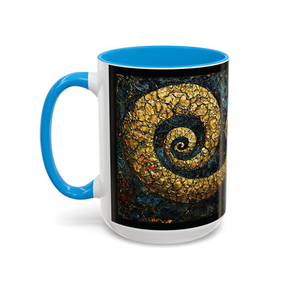 "From Stone to Savior's Light", Colorful Mugs (11oz, 15oz)