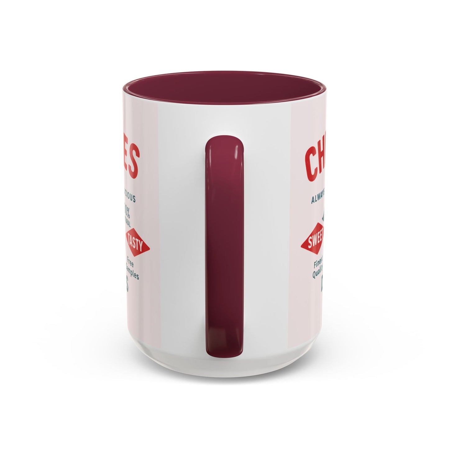 "Delicious Cherries", Colorful Mugs (11oz, 15oz) (Sea Salt Sherbet)