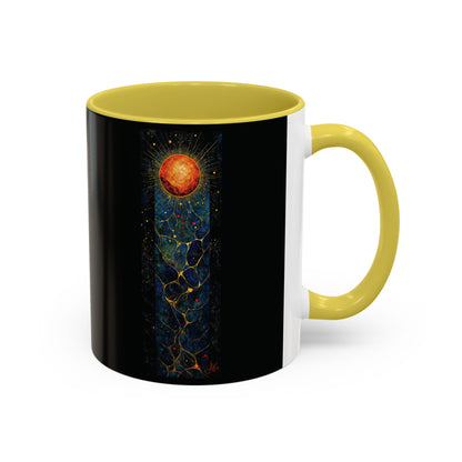 "The Living Light (John 8:12)", Colorful Mugs (11oz, 15oz)