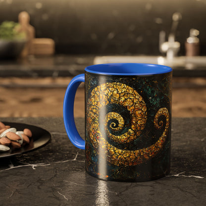 "From Stone to Savior's Light", Colorful Mugs (11oz, 15oz)