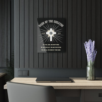 "Isaiah 64:8", Acrylic Wall Prints (French Cleat Hanging)