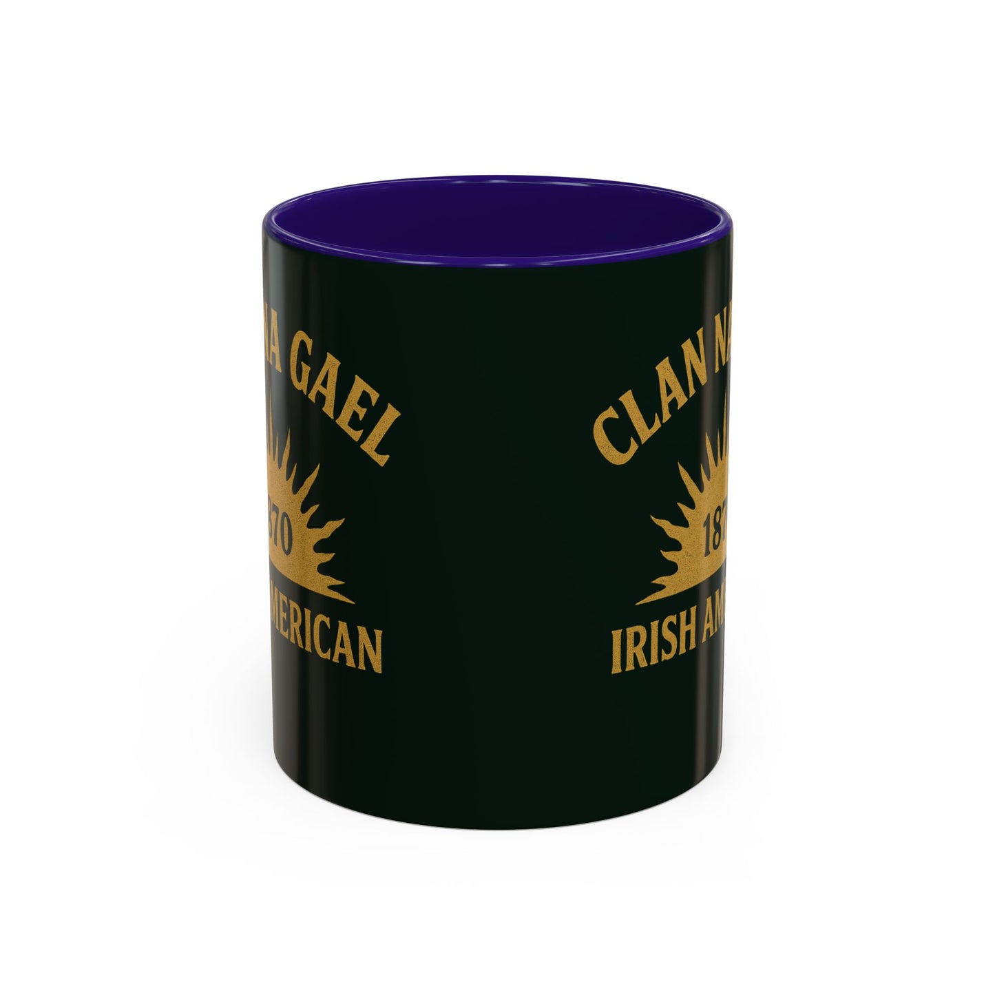 "Clan na Gael - Irish American", Colorful Mugs (11oz, 15oz) (Túath Green)