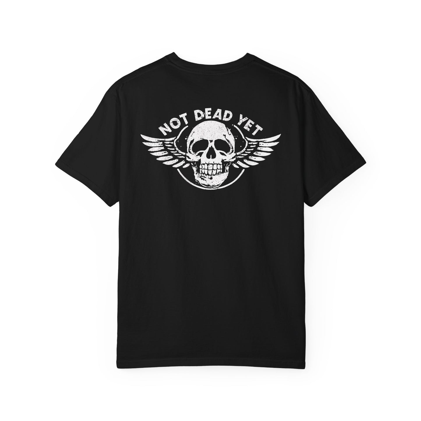 "Not Dead Yet - Winged Skull", Unisex T-shirt