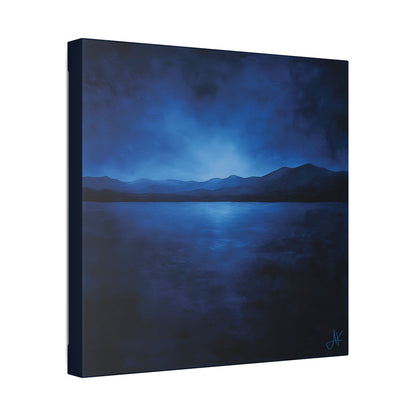 "Indigo Nights", Stretched Classic Canvas Fine Art Print