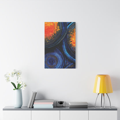 "History's Vibrance", Matte Canvas Fine Art Print