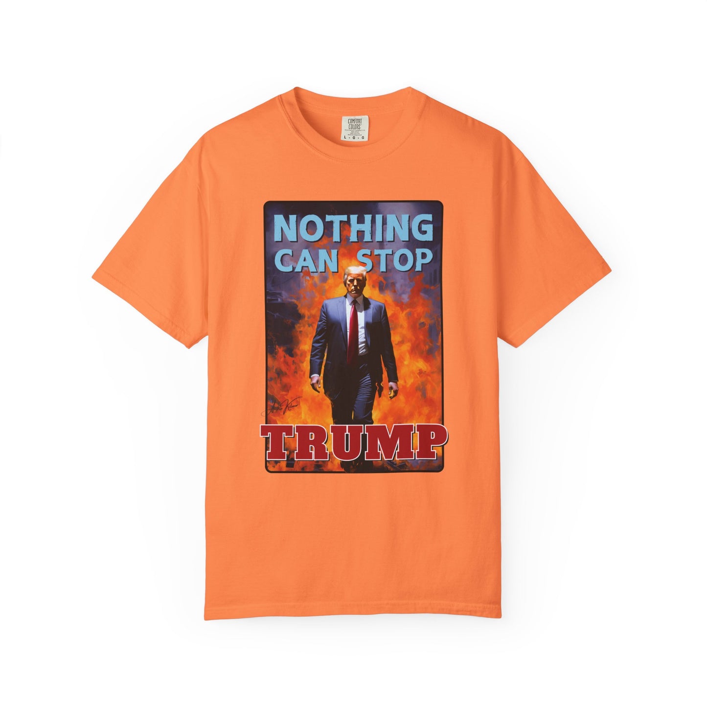 "Nothing Can Stop Trump", Unisex T-shirt (Light Colors)