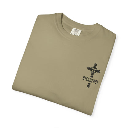 "Steadfast Cross in Black", Unisex T-shirt