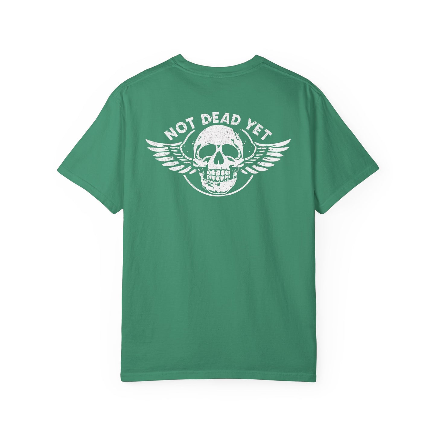 "Not Dead Yet - Winged Skull", Unisex T-shirt