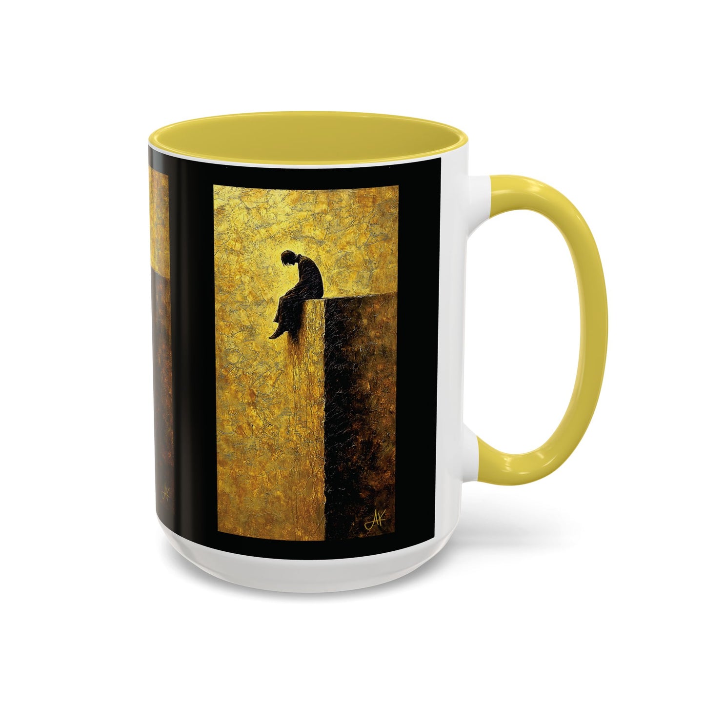 "In Darkest Hour He Is With Me", Colorful Mugs (11oz, 15oz)
