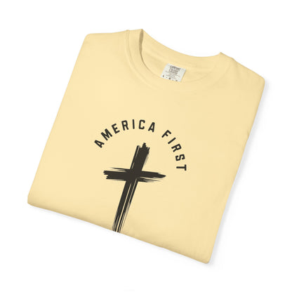 "America First Christian" #05, Unisex T-shirt (Light Colors)