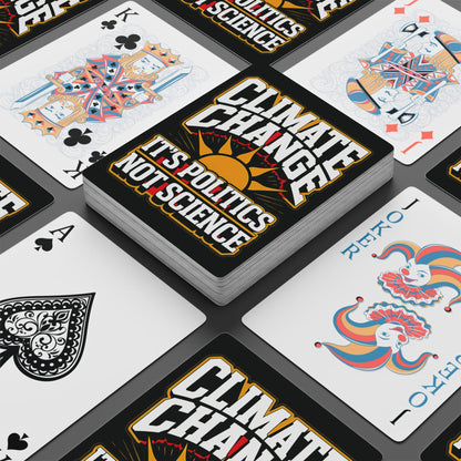 "Climate Change" #02, Political Playing Cards (Void Black)