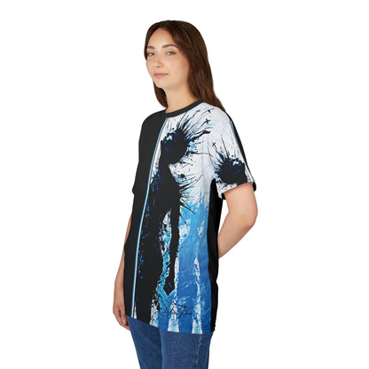 "Reborn in Light", Unisex Cut & Sew Tee