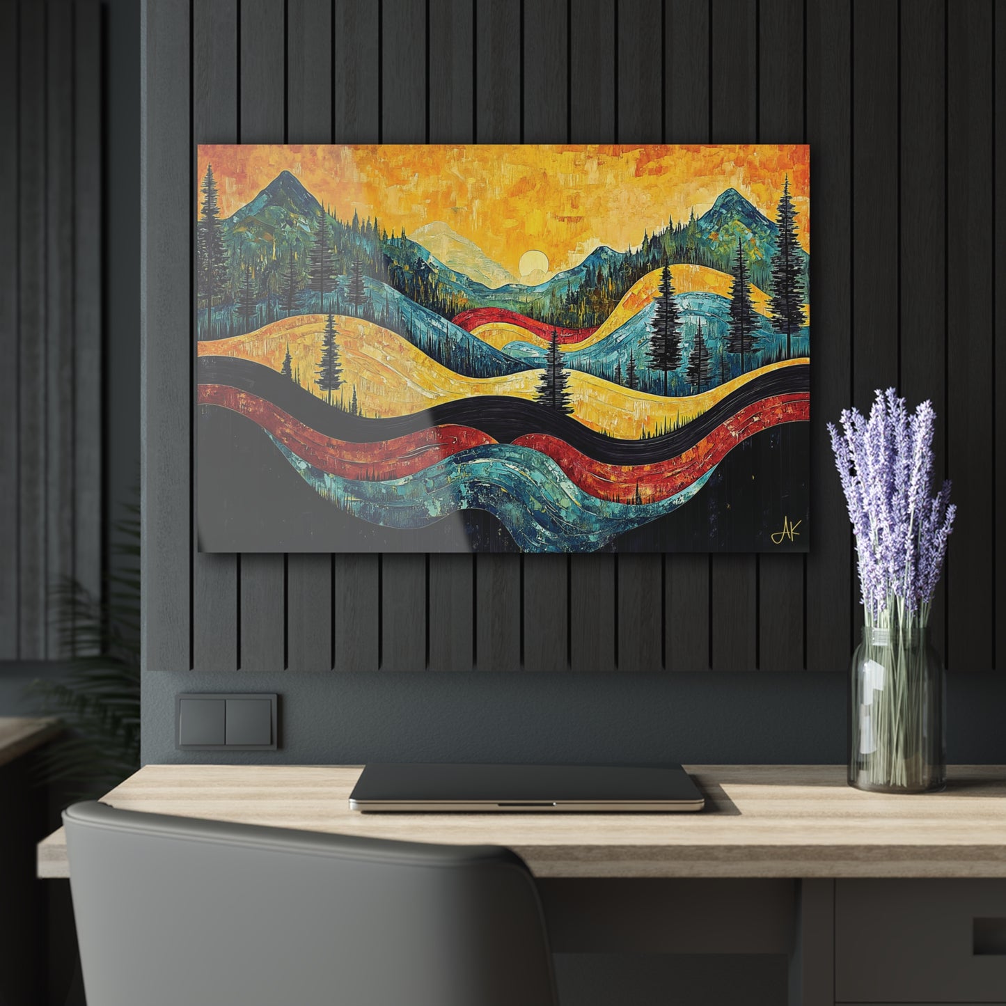 "Vintage Vista", Fine Art Acrylic Wall Prints (French Cleat Hanging)