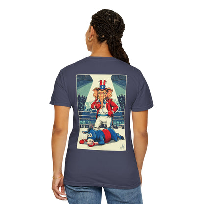"Brutal Woke Knockout 2024", Unisex T-shirt (Dark Colors)