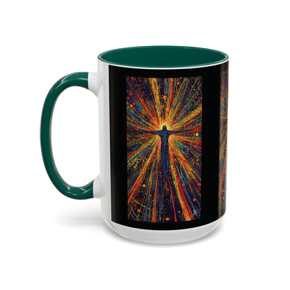 "Born Again in His Radiance - Isaiah 60:1", Colorful Mugs (11oz & 15oz)