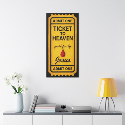 "The Golden Ticket", Stretched Classic Canvas Fine Art Print