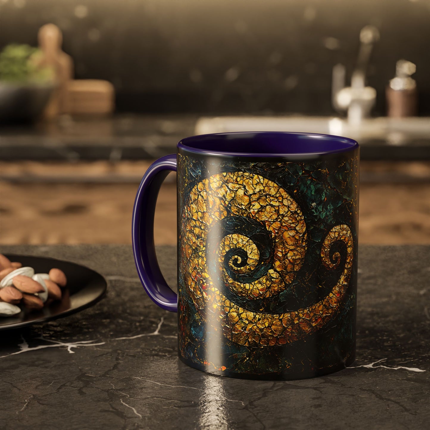 "From Stone to Savior's Light", Colorful Mugs (11oz, 15oz)