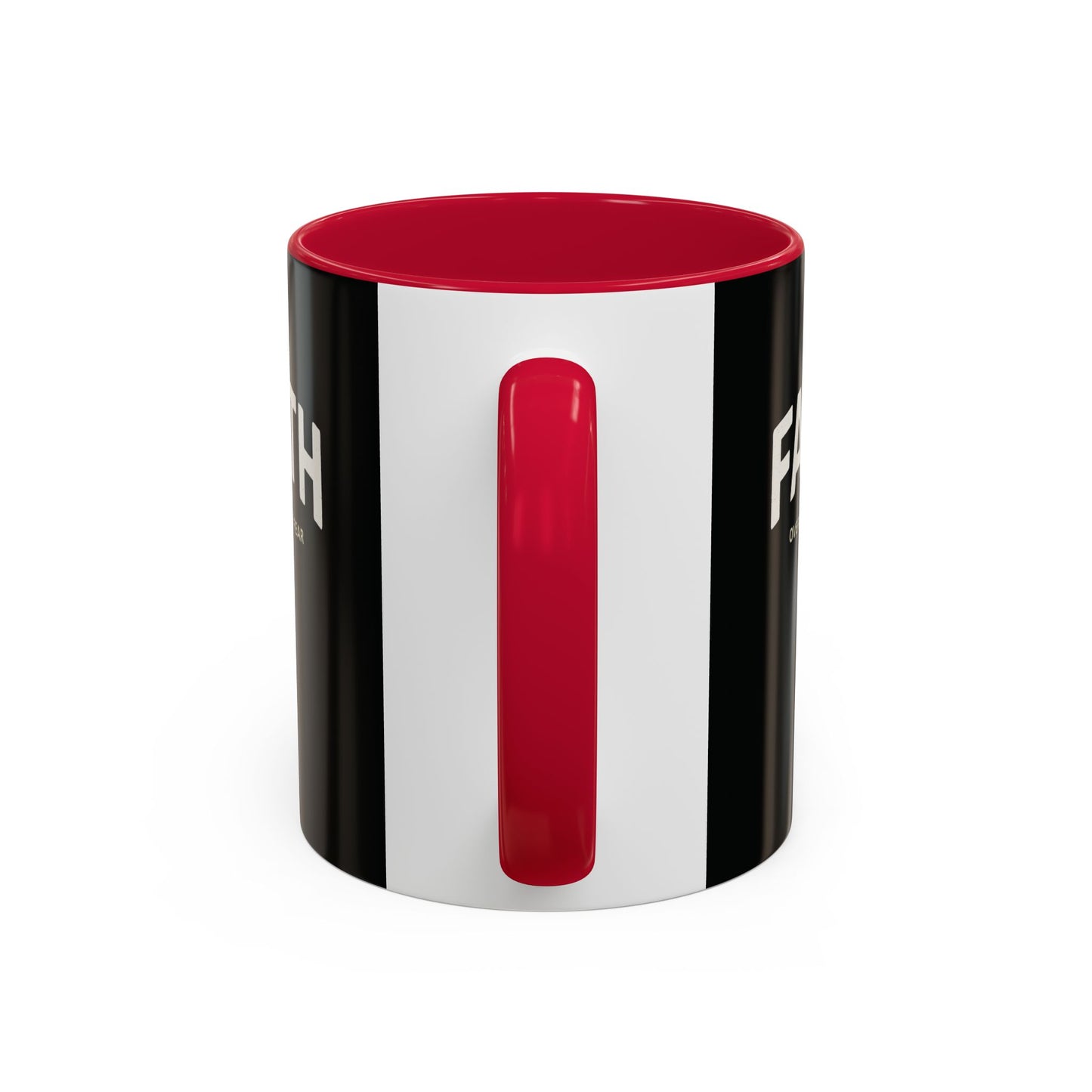 "Faith Overcomes Fear", Colorful Mugs (11oz, 15oz)