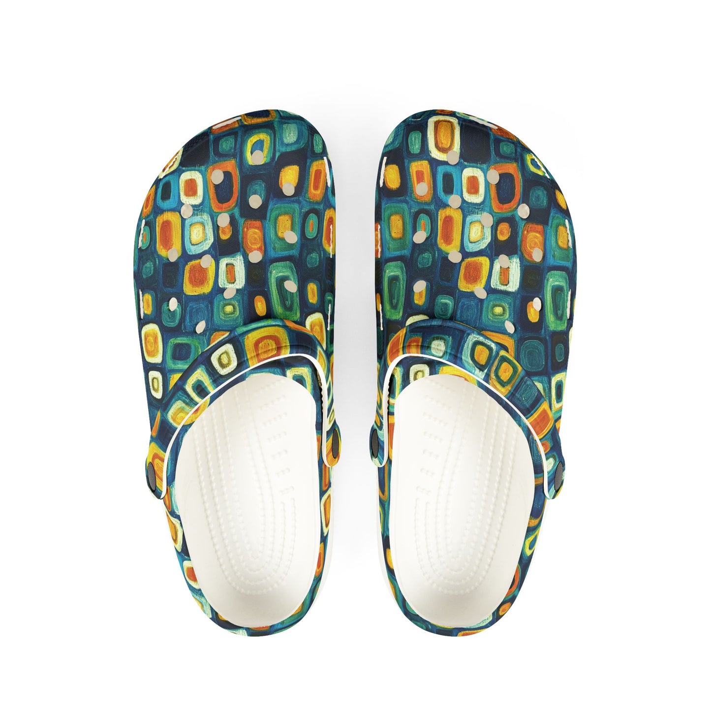 "Soul Mosaic", Foam Rubber Clogs