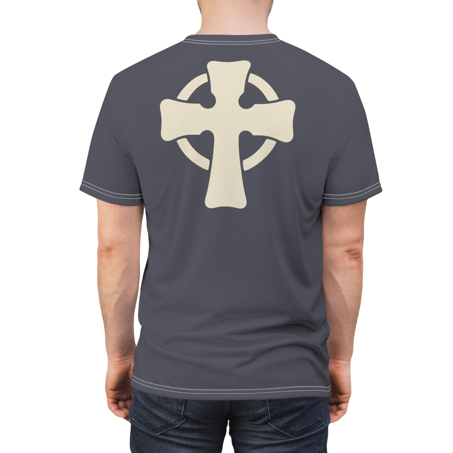 "Retro Jesus", Unisex T-shirt (Midnight Badger)