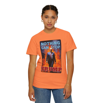 "Nothing Can Stop Trump", Unisex T-shirt (Light Colors)