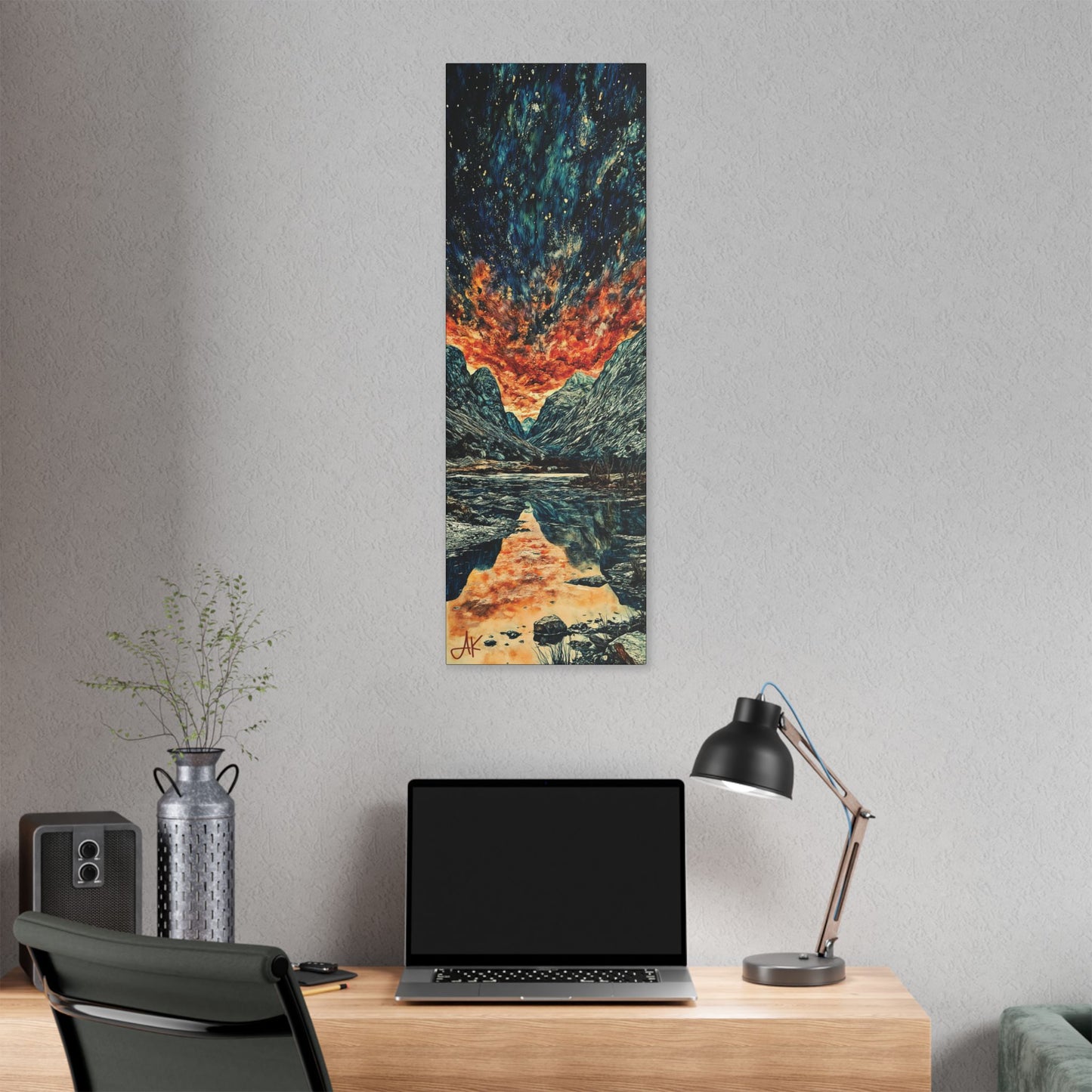 "The Heavens Declare His Glory" Psalm 19:1, Stretched Classic Canvas Fine Art Print