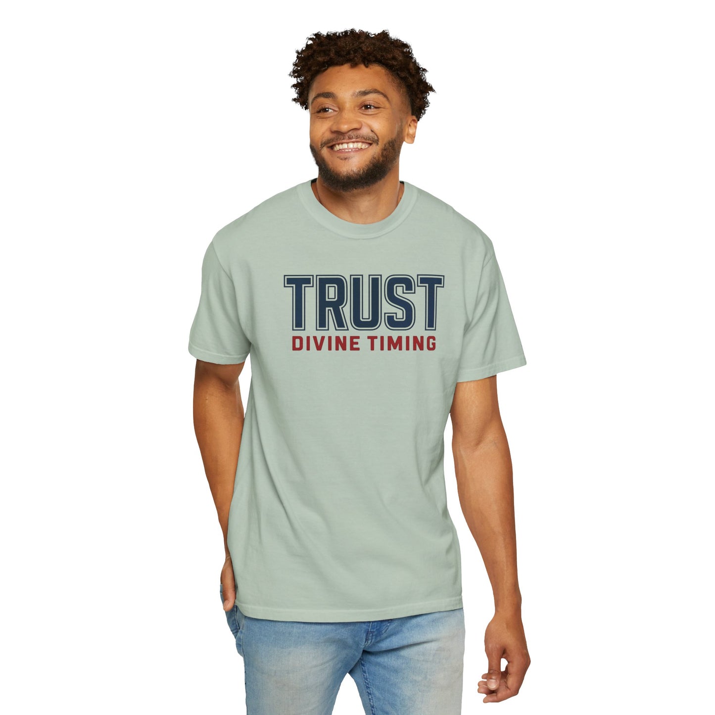 "Trust Divine Timing" #02, Unisex T-shirt