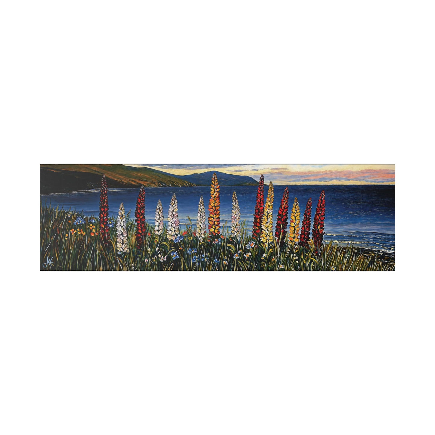 "Machair Awakens on Summers Tide", Stretched Classic Canvas Fine Art Print