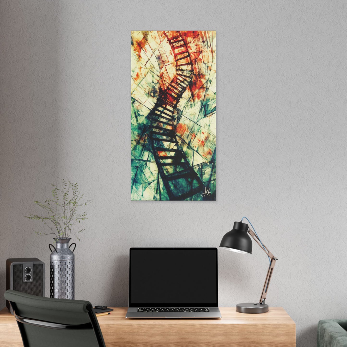"Climb of the Eternal Soul", Stretched Classic Canvas Fine Art Print