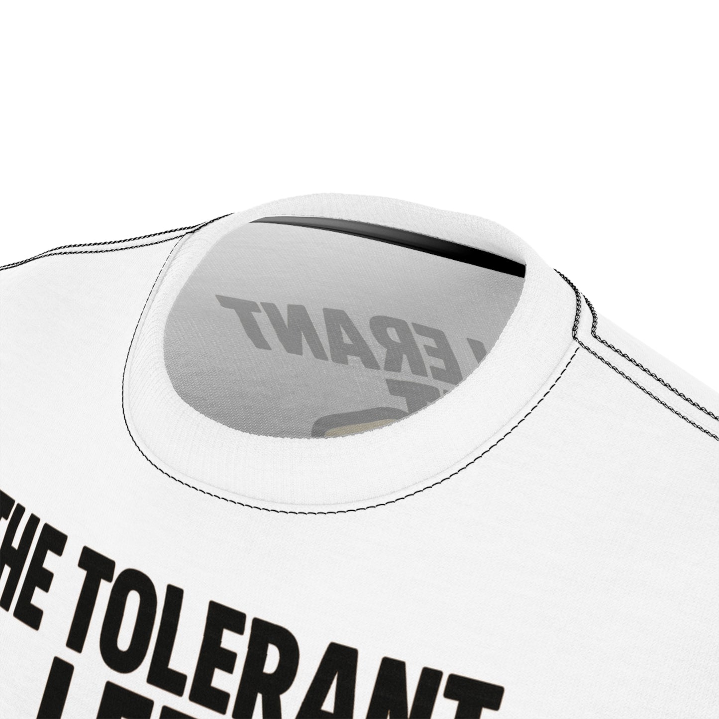 "The Tolerant Left", Unisex T-shirt (Doctor White)