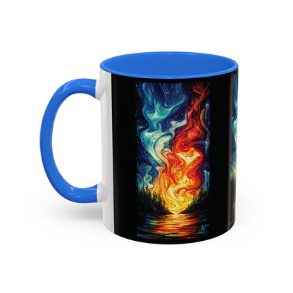 "Naomh Solus (Gaelic) - Sacred Light (English)", Colorful Mugs (11oz, 15oz)