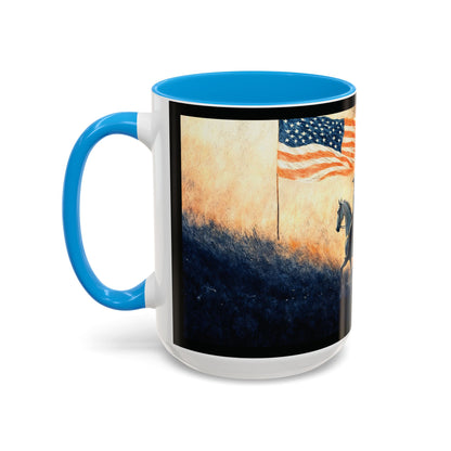 "Liberty under God", Colorful Mugs (11oz, 15oz)