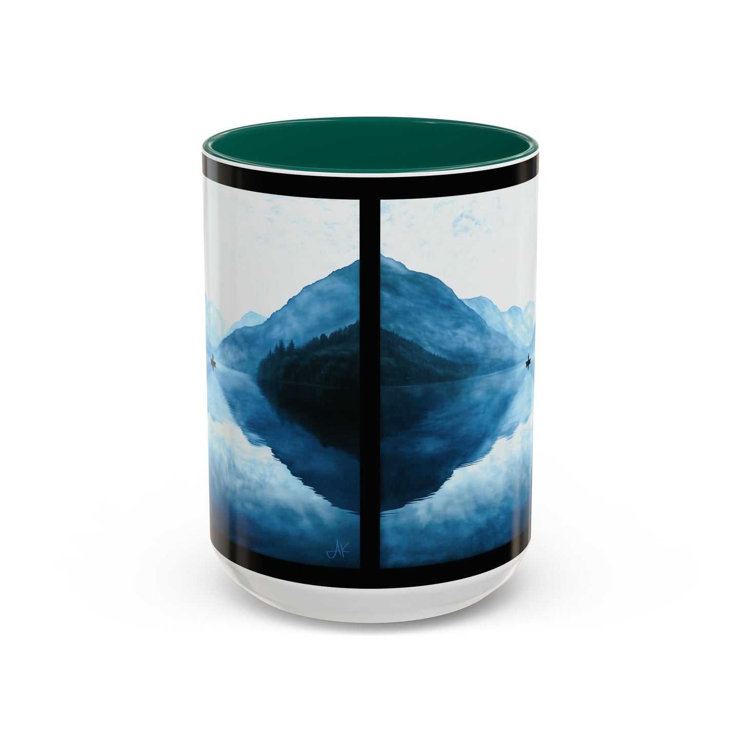 "Connected in Silence - Psalm 46:10", Colorful Mugs (11oz, 15oz)