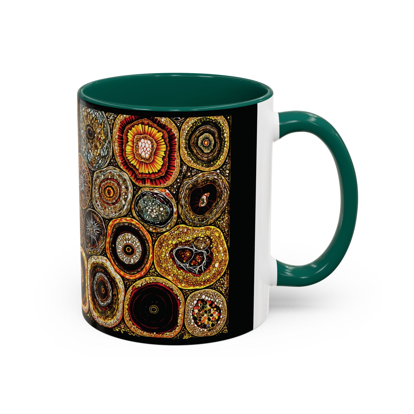 "Every Detail, His Design", Colorful Mugs (11oz, 15oz)