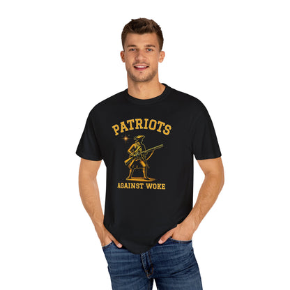 "Patriots Against Woke", Unisex T-shirt