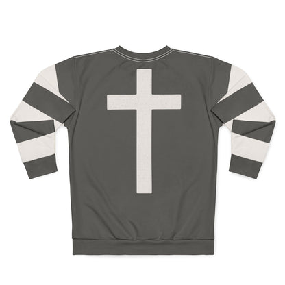"Faith Overcomes Fear", Unisex Sweatshirt (Panzer Grey)